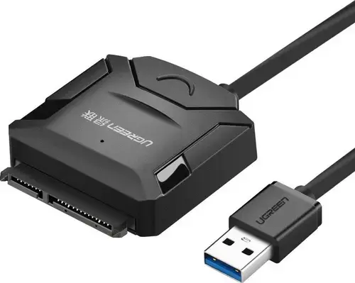 Adaptor USB Ugreen UGR197, Slot SATA 2.5inch/3.5inch, USB 3.0 (Negru)