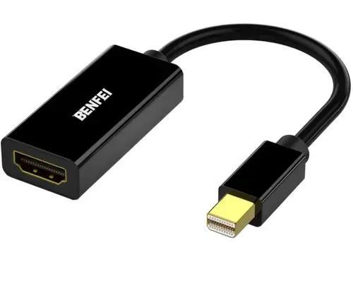 Adaptor Video Benfei, MiniDisplayPort - HDMI, Negru