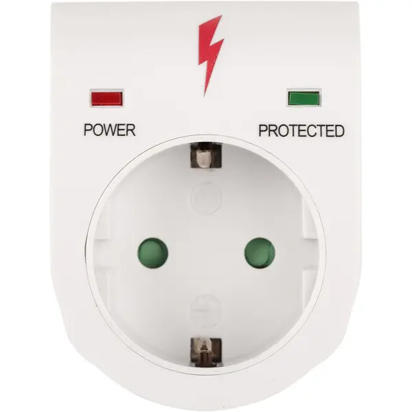 Adaptor Vision Touch 307.1898 pentru protectie la supratensiune, 1 varistor, Alb