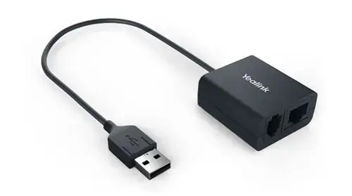 Adaptor VoIP Yealink EHS40 (Negru)