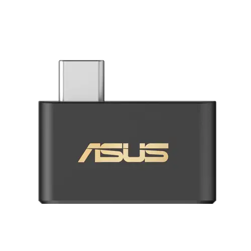 Adaptor Wireless ASUS USB-BE93 Mini BE6500, Tri-Band (2.4 GHz / 5 GHz / 6 GHz), USB-C, WiFi 7 (Negru)