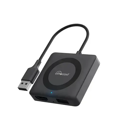 Adaptor Wireless CarPlay Ottocast Car TV Mate Pro, cu HDMI si Proiectie Multimedia (Negru)