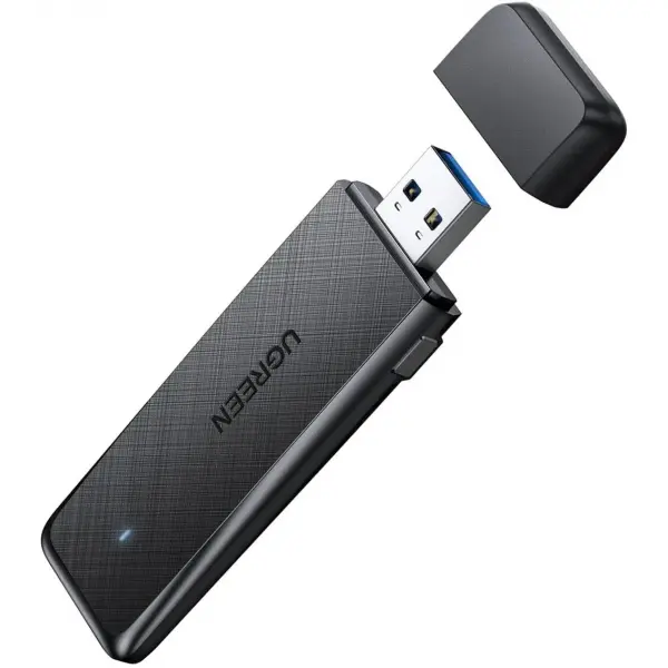 Adaptor Wireless UGREEN CM492, Dual Band, 1300Mbps, Gri