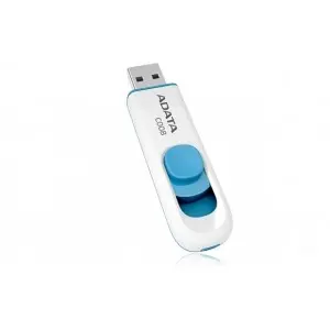 Adata Flash USB Adata Classic C008 16 GB, retractabil, alb si albastru