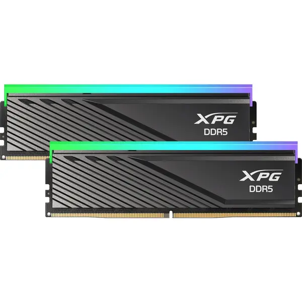 Adata Kit dual memorie RAM ADATA XPG Lancer Blade RGB, Capacitate 32GB DDR5 (2x16 GB), Frecventa 6000, CL - 36, Negru