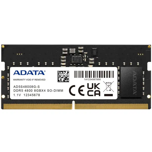 Adata Memorie laptop ADATA AD5S48008G-S, 8GB DDR5, 4800MHz, CL40