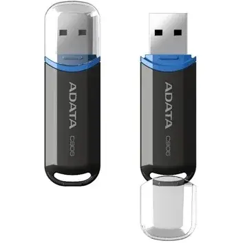 Adata Memorie USB ADATA C906, 8 GB, USB 2.0, Negru