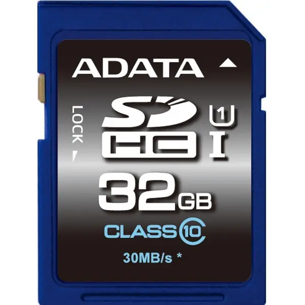 Adata SDHC Ultra-High Speed, 32GB, scriere/citire aleatoriu: 1400 /100 (IOPs), ideal smartphone si tablet