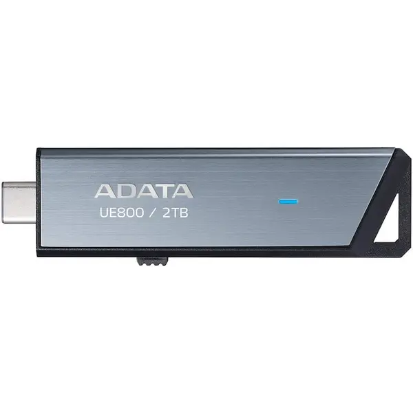 Adata Stick de memorie Adata UE800, USB-C 3.2, Capacitate 2 TB, Argintiu, AELI-UE800-2T-CSG