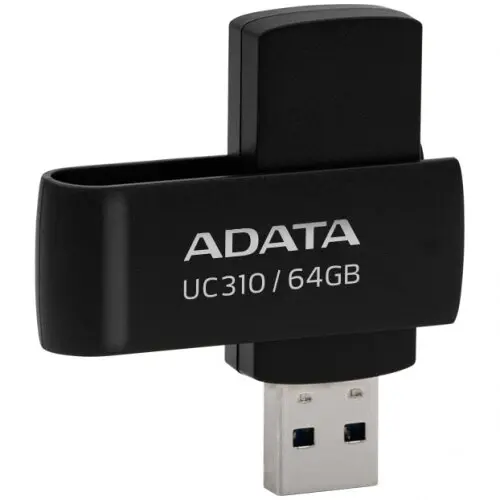 Adata Stick Memorie A-Data UC310, 64 GB, USB 3.2 gen 1, Negru