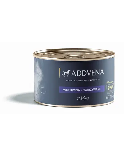 ADDVENA Hrana umeda cu vita si legume 410g pentru caini
