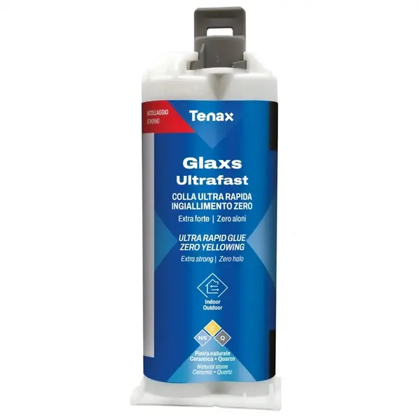 Adeziv bi-component extraclar ultrarapid, îngălbenire zero - Tenax Glaxs UltraFast 2+1, 50ml