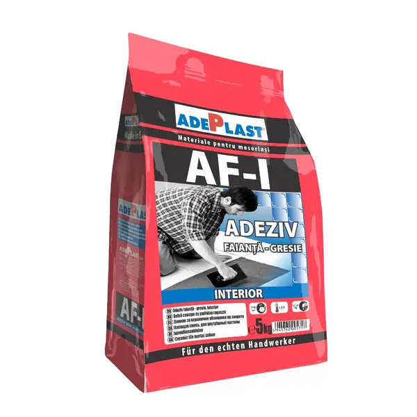 Adeziv gresie si faianta Adeplast AFI pentru interior 5 kg