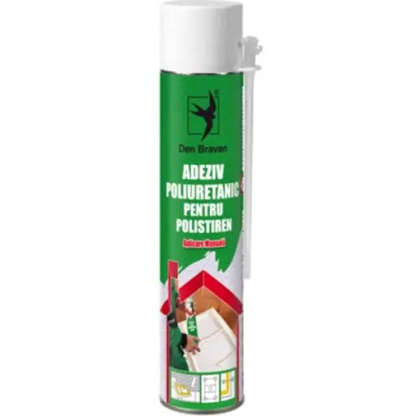 Adeziv Poliuretanic Manual, pentru Polistiren, Den Braven, 700 ml