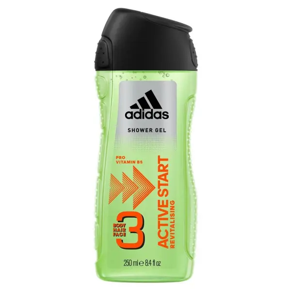 Adidas Active Start Gel de duș Volum 250 ml