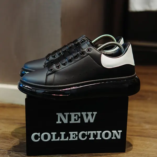ADIDASI ALEXANDER GLOSSY BLACK-WHITE ABMQ20(095-5)(096-2) (MĂRIME: 40)