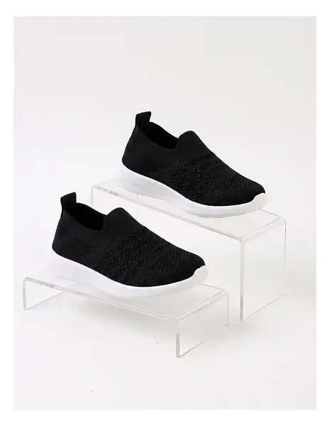 Adidasi Apawwa Slip-on Comfort negru