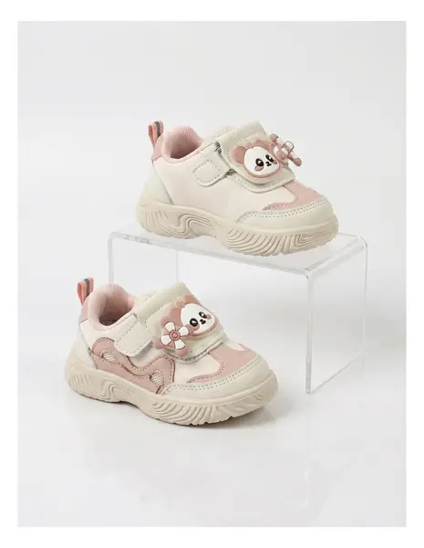 Adidasi baby ursulet elicopter roz