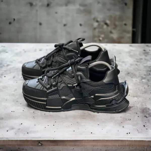 ADIDASI BARBATI FASHION ALL-BLACK ABDG4 (MĂRIME: 41)