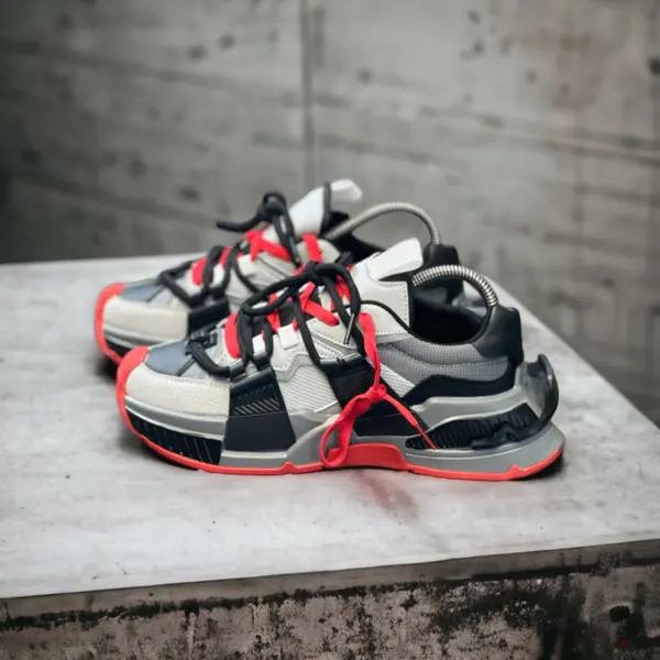 ADIDASI BARBATI FASHION BLACK&RED ABDG3 (MĂRIME: 42)