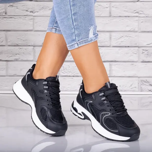 Adidasi dama Negri din Piele Eco/ Textil Avarola