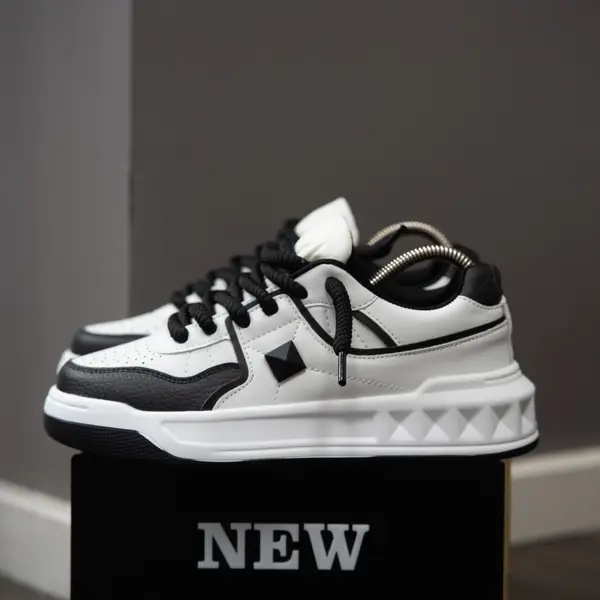 ADIDASI SNEAKERS GARAVANI WHITE-BLACK2 ABVG5(086-1) (MĂRIME: 43)