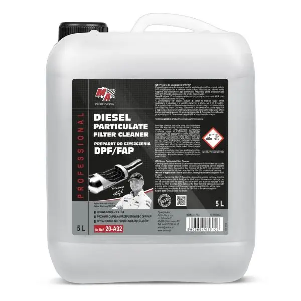 Aditiv filtru particule DPF MA PROFESSIONAL Agent de curatare 5L lichid, aplicatie: filtru particule DPF curatare apa