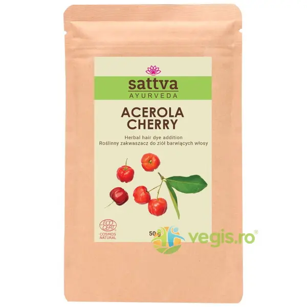Aditiv Natural Vopsea de Par Henna Rosie - Acerola Cherry 50g