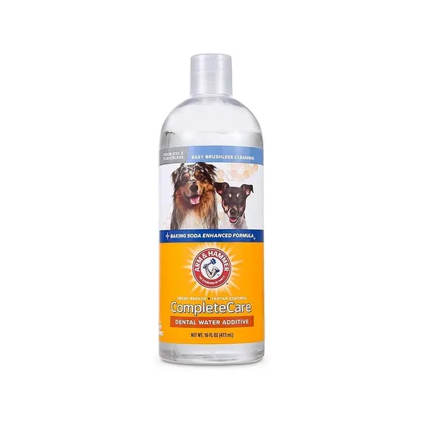 Aditiv pentru Apa Cateilor, Arm & Hammer, pentru Curatare Dentara Eficienta cu Bicarbonat de Sodiu, 473ml