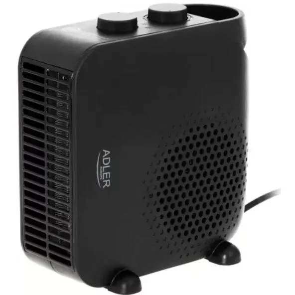 ADLER Aeroterma ceramica Adler AD7725B, 2000 W, Indicator luminos, Termostat, Negru