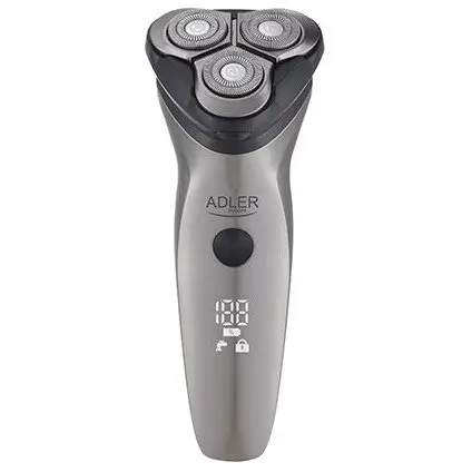 ADLER Aparat De Ras Adler AD 2945, Trimmer IPX7, Display LED Acumulator, Negru