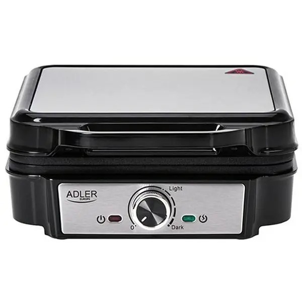 ADLER Aparat de vafe Adler AD 3083, 1800 W, Negru / Argintiu