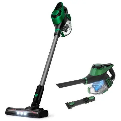 ADLER Aspirator Vertical 2in1 Adler AD 7083, Capacitate Colectare 0.8L, 15000Pa, Filtru HEPA 13, 700W, Verde