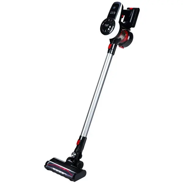 ADLER Aspirator Vertical Fara Fir, Adler, AD7048, 350 W, 18 kPa, Acumulator 2000 mAh, Afisaj LED, Recipient Pentru Praf 0.8 L, Negru-Alb