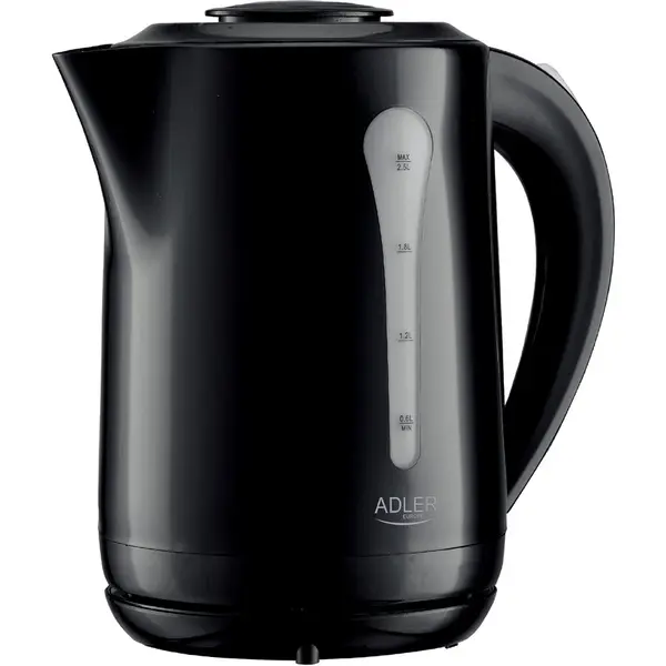 ADLER Fierbator electric Adler AD 1244, 2,5L, 2200W, cu filtru anticalcar, Negru