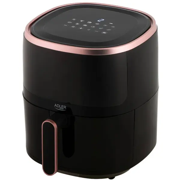 ADLER Friteuza cu Aer Cald Adler AD 6322, 5L, 12 Programe, Afisaj LED, 2000W, Negru