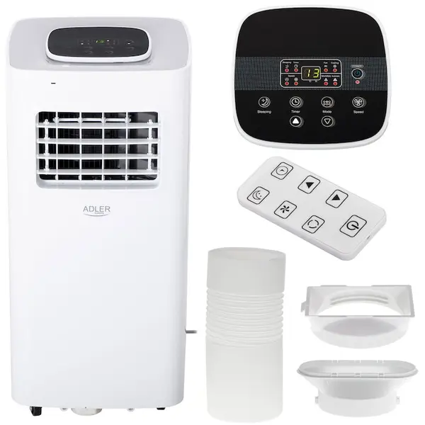 ADLER Instalatie de aer conditionat portabil ADLER AD7924, 5000 BTU/h, 220 m3/h, Alb