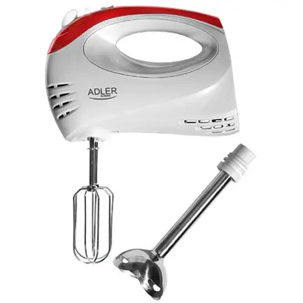 ADLER Mixer manual Adler AD 4212, 300W, 5 viteze, Turbo, Alb