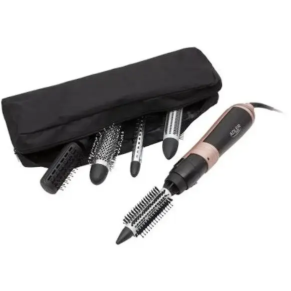 ADLER Perie de par Electrica, Adler, AD2022, 6 capete, 1200 W, 3 Setari De Temperatura, Negru