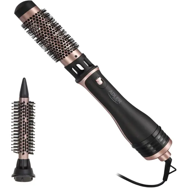 ADLER Perie electrica ceramica Adler Hair Styler AD 2026, pentru indreptare par si bucle, 1200 W, Negru