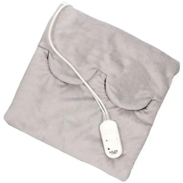 ADLER Perna cu incalzire electrica Adler AD 7403, 38x38cm, Deschizatura pentru maini sau picioare, 2 trepte temperatura, Gri