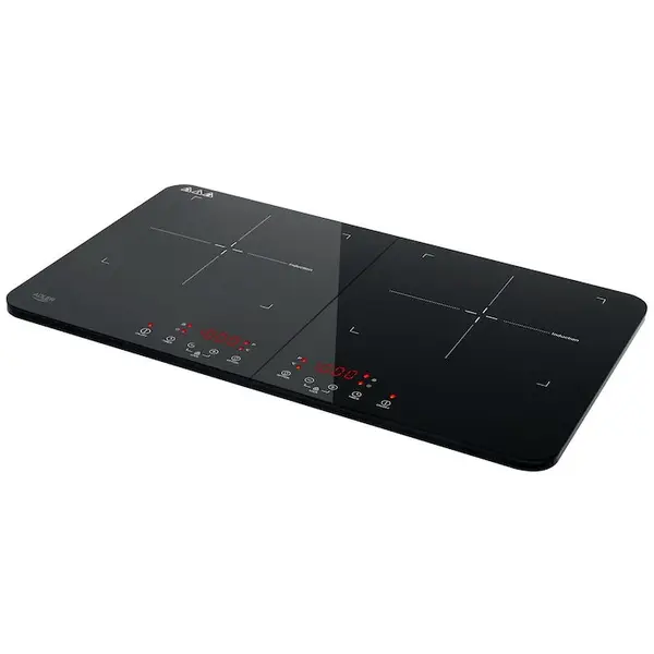 ADLER Plita electrica ADLER AD6516, cu inductie, doua zone, 3500 W, Timer 180 minute, suprafata sticla, Negru