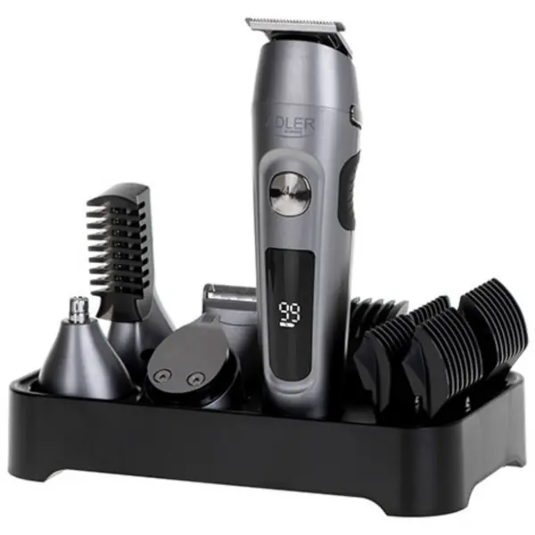 ADLER Set de ingrijire 6 in 1 ADLER AD2944, Ecran LCD, Rezistent la Apa IPX6, 2 Viteze, Multicolor