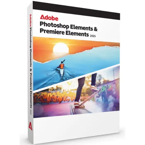 Adobe Licenta Adobe Photoshop Elements + Premier Elements 2025 Windows/Mac – 1 utilizator / 3 ani - BOX