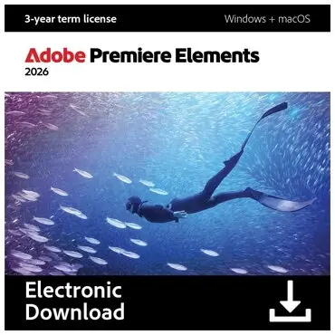 Adobe Licenta Software Adobe Premiere Elements 2026, 3 Ani, Windows, Mac OS, Electronic