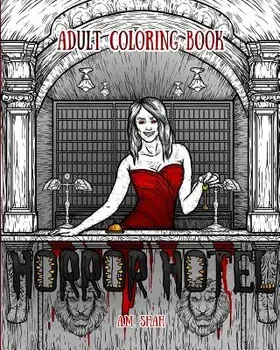 Adult Coloring Book: Horror Hotel, Paperback/A. M. Shah