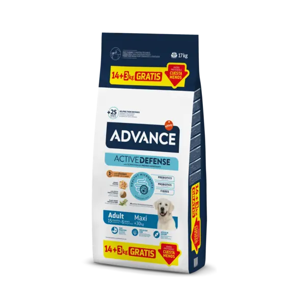 Advance Dog Maxi Adult, 14+3 kg