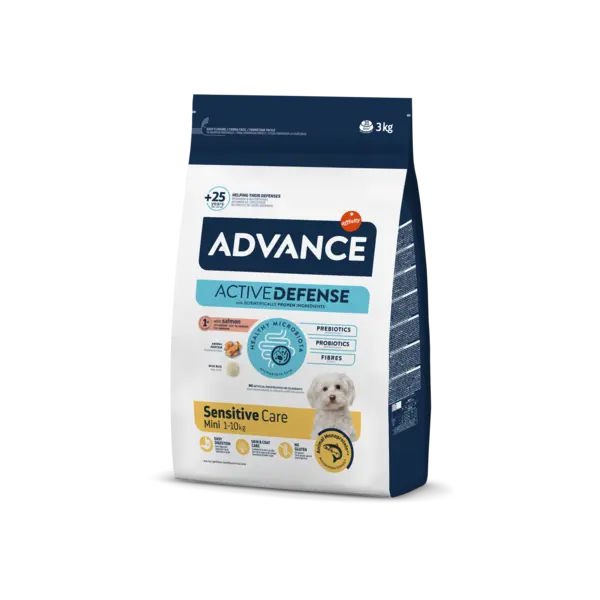 Advance Dog Mini Sensitive Somon & Orez, 3 kg