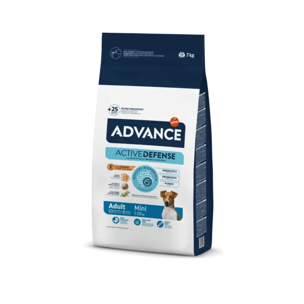 ADVANCE Mini Adult, XS-S, Pui, hrană uscată câini, 7kg