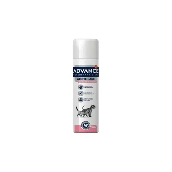 ADVANCE VETERINARY DIETS Atopic Derma Care, șampon câini și pisici, calmant, hipoalergenic, flacon, 300ml